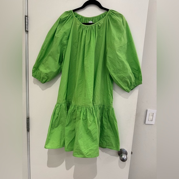 Wray Daria Dress.size S.retail $278. 'Lizard' Green.size S - Picture 1 of 8